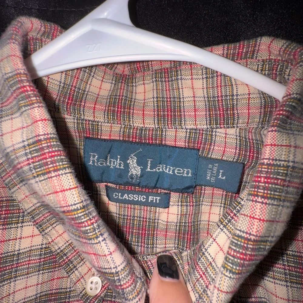 Ralph Lauren Plaid Button-Down Shirt - Picture 4 of 5